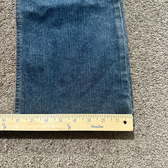 Y2k Eddie Bauer Jeans Women 4 Blue Denim Mid Rise Bootcut‎ Classic 5 Pocket - Picture 10 of 16